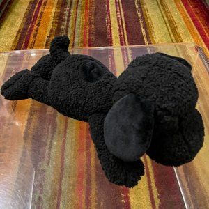 Kaws X Peanuts Snoopy UNIQLO collaboration Small black plush stuffed toy